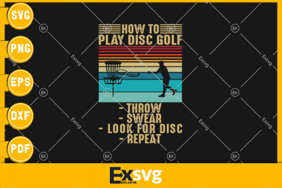 Retro How to Play Disc Golf