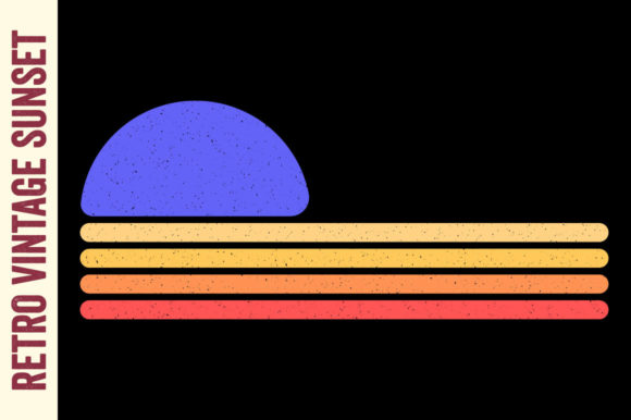 Retro Sunset Vintage Summer 80s 70s