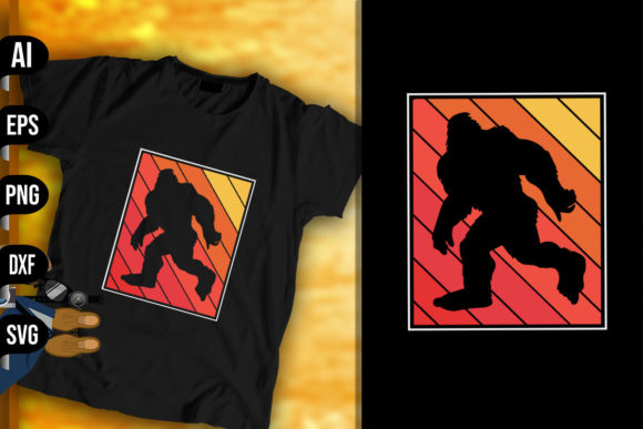 Retro Vintage Bigfoot Design