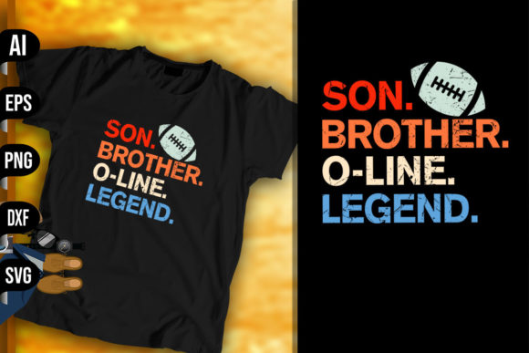 Vintage Retro Son Brother O-Line Legend